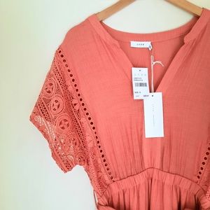 LUSH Crochet Lace Dress Size S